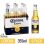 Cerveza corona botella 330ml pack x6.......