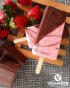 Paleta stracciafresa con cobertura de chocolate villaizan 120g x1