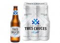 Cerveza vidrio tres cruces light 355ml x1..