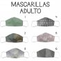 Mascarilla adulto tela x1..................