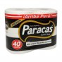 Paracas doble hoja negro x4................