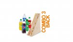 Combo 3 triple grande+bebida mediana x1....